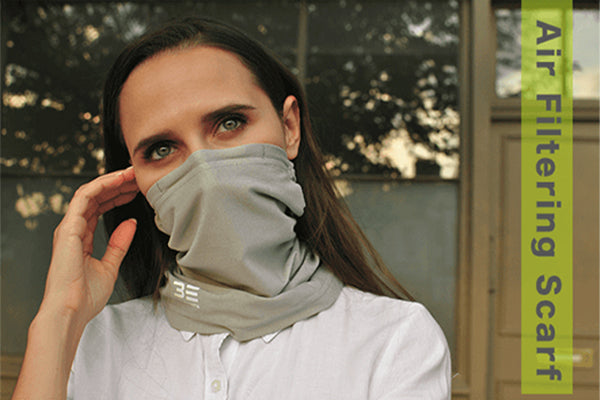 息が楽! 長時間つけても快適フェイスカバー Air Filtering Scarf エアフィルタースカーフ